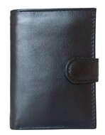 Кожаное портмоне Aringo black (арт. 7410-01), Carlo Gattini