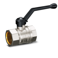 Кран шаровой DN20 3/4" латунный LD Pride 47.20.В-В.Р LD 47.301.20 PN40 - рукоятка рычаг, полнопроходной