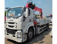 Бортовой грузовик ISUZU 4x2  c КМУ г/п 8 тонн