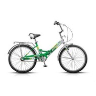 Велосипед Stels Pilot 730 (Размер: 16"; Цвет: Серебристый/Зелёный;)