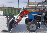 Фронтальный погрузчик универсальный КУН ПФУ быстросъёмный на трактора МТЗ г/п 1000 кг АЗАС
