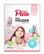 Стиральный порошок для ручной стирки детского белья Baby Pino. 400гр. Розовая упаковка