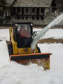 Снегоочиститель фрезерно-роторный Cerruti (Италия). Серия Basic HY 400-400. Гидравлические.
