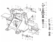 Сочленение рамы XCMG LW500F / ZL50G (передняя часть)