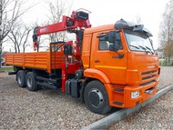 КамАЗ-65115 бортовой с КМУ HORYONG HRS-216